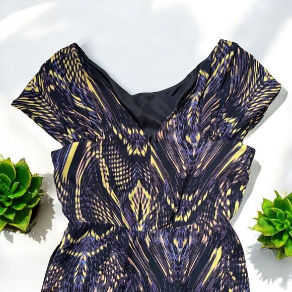 Cynthia Steffe Silk Cap Sleeve Dress - Picture 8 of 11